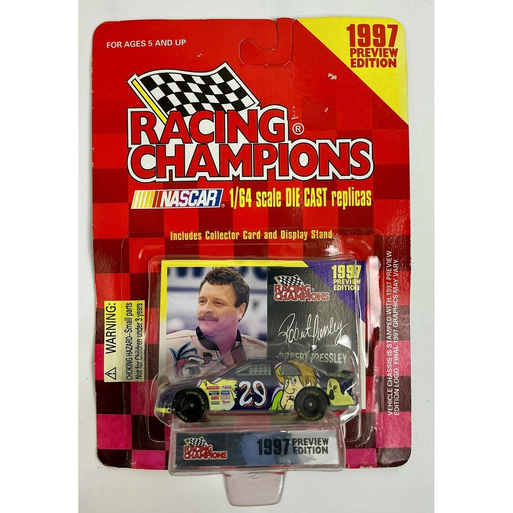 Racing Champions NASCAR 1997 Preview Edition‎ Robert Pressley #29 Diecast 1/64